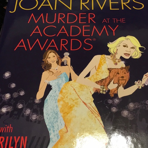 NWT, MURDER AT at the ACADEMY AWARDS, Joan Rivers,Large Print edition,Hardcover - Picture 5 of 6